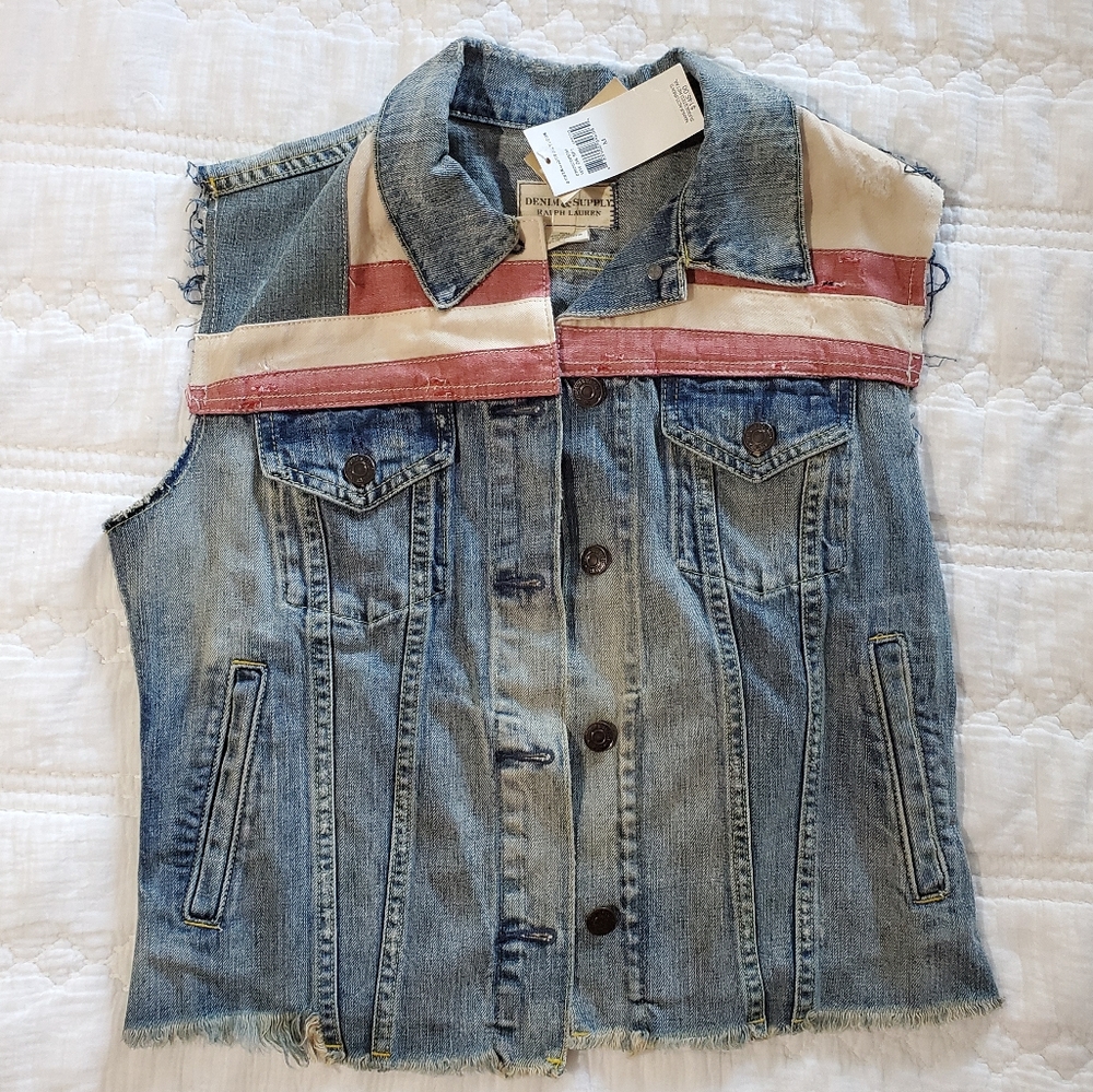 NWT Ralph Lauren Denim & Supply Denim Vest